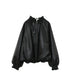 soft eco-leather blouson