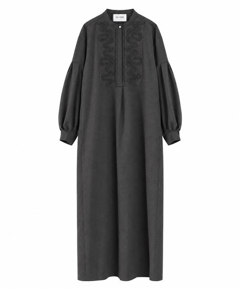 10/16発売予定【SOI-MeME】diamond tuck embroidery modern dress