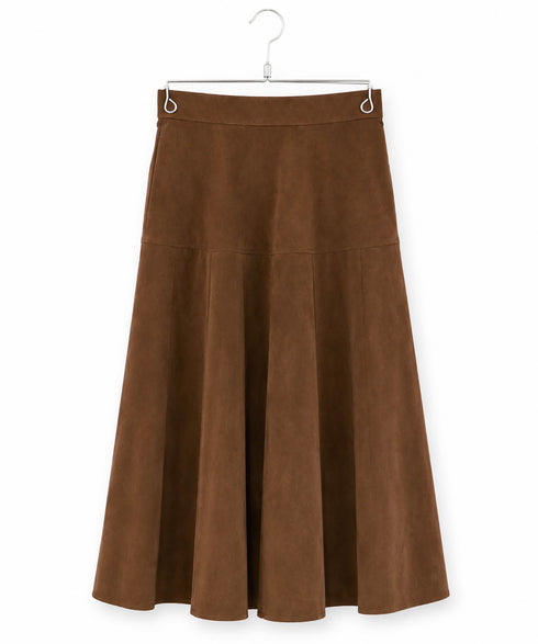 eco-suede circular skirt