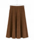 eco-suede circular skirt