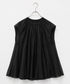 sheer starched cotton godet blouse