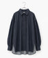 <8/28発売>denim tuck frill modern volume shirt