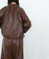 soft eco-leather blouson