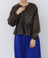 eco leather pleats jacket