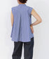 modern tuck frill flare blouse