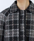 【SOI-MeME】check lame jacquard jacket