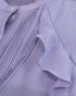 sheer raffle pintuck blouse