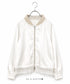 【SOI-MeME】eyelash lace satin reversible blouson