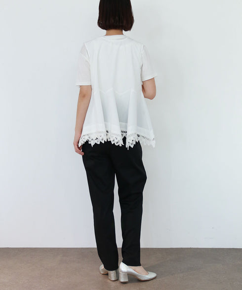2way handkerchief hem blouse