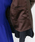eco leather pleats jacket