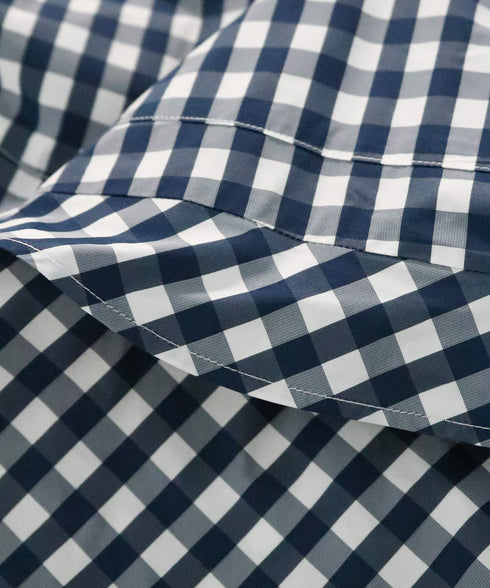 gingham check 2way dress