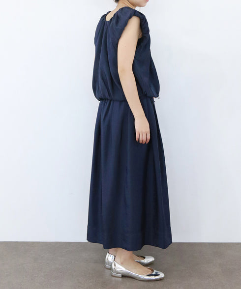 viscose satin balloon blouse