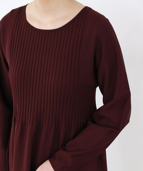 polyester knit dress