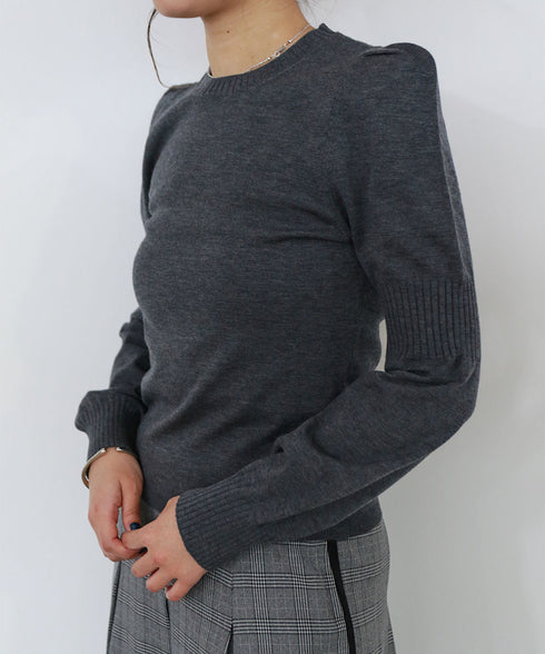 【再入荷】14g wool modern sleeve top