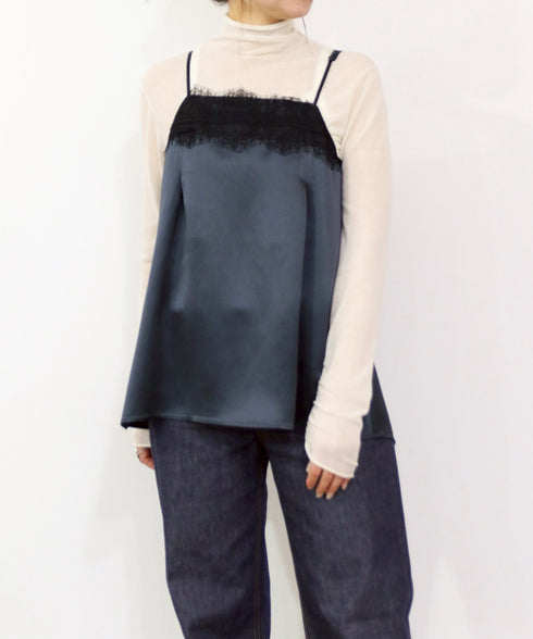 【10/23発売予定】16G sheer wool high neck knit