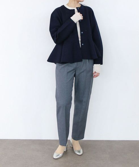 milanorib peplum jacket