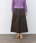 【再入荷】eco leather skirt
