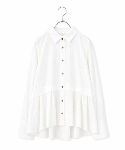 <9/4発売>tuck flare shirt