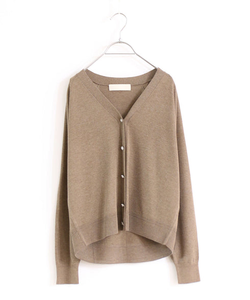 16G lame knit raglan cardigan