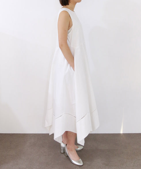 【SOI-MeME】ladder lace handkerchief skirt dress