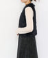 10/16発売予定 2way shaggy knit vest