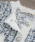 【予約】tweed knit fringe jacket