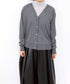 16G lame knit raglan cardigan
