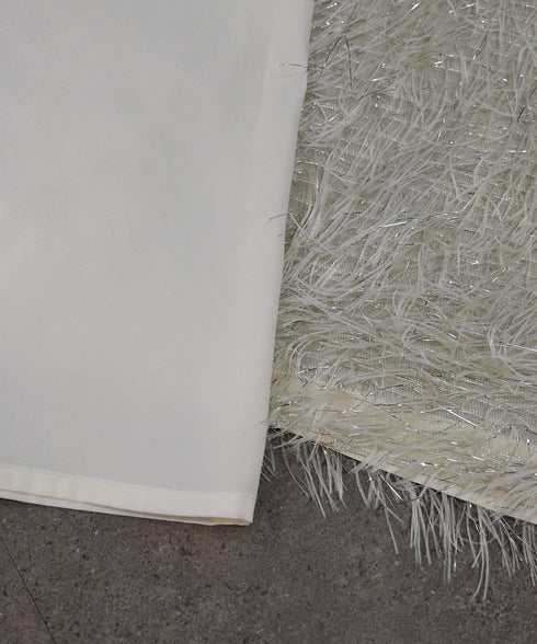 【SOI-MeME】sheer fringe skirt