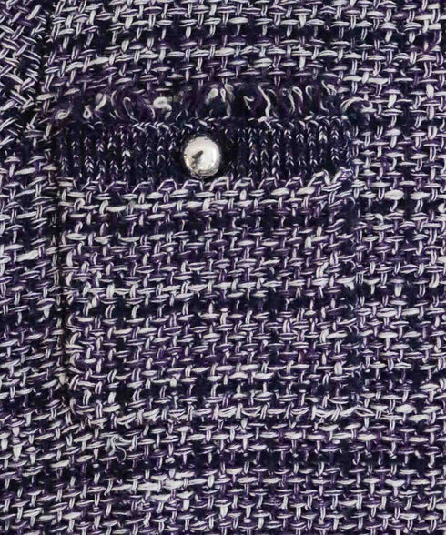boucle tweed knit jacket