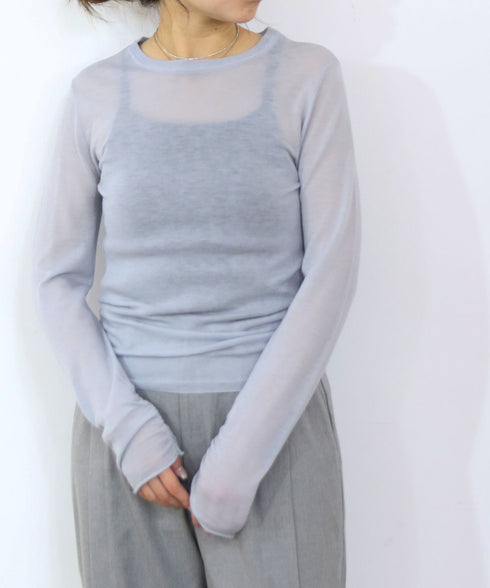 【10/23発売予定】16G sheer wool knit