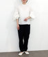 tuck frill volume sleeve blouse