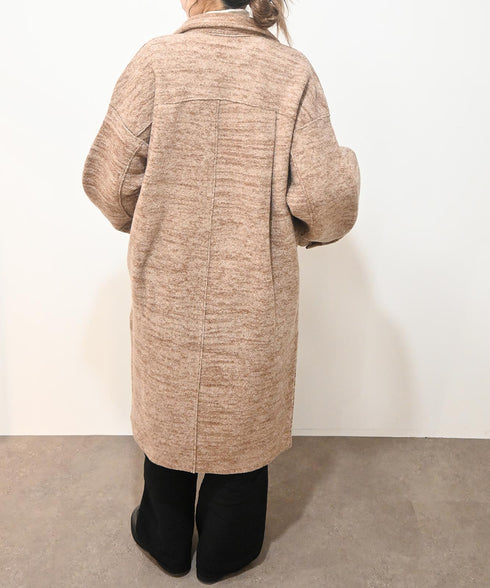 【SOI-MeME】boiled wool knit coat