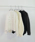 【SOI-MeME】code embroidery pearl blouse
