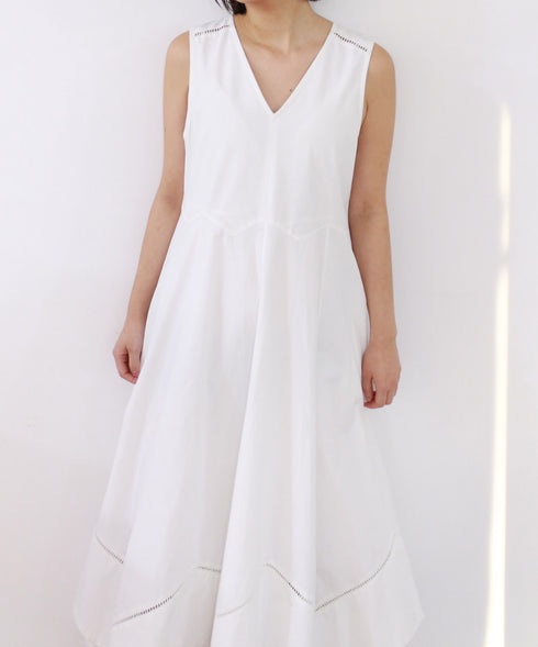 【SOI-MeME】ladder lace handkerchief skirt dress