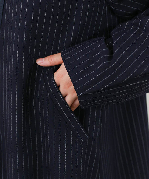 pleats cocoon mid-blouson