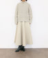 10/9発売予定【SOI-MeME】lame knit high neck blouson