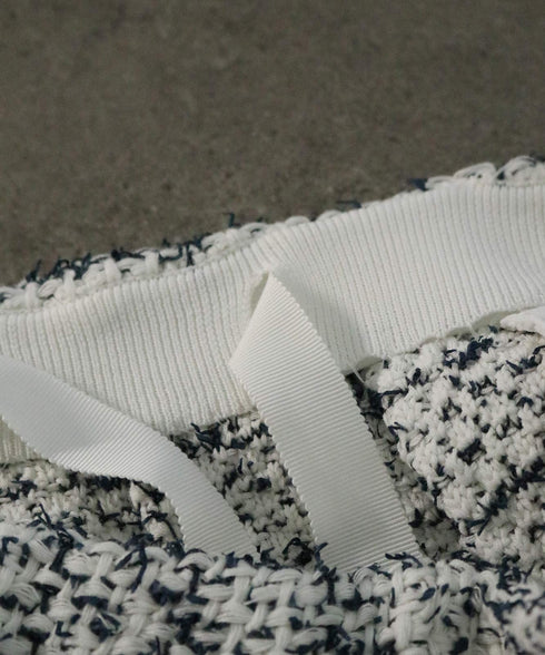 【予約】tweed knit short pants