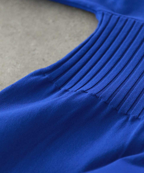 polyester knit dress