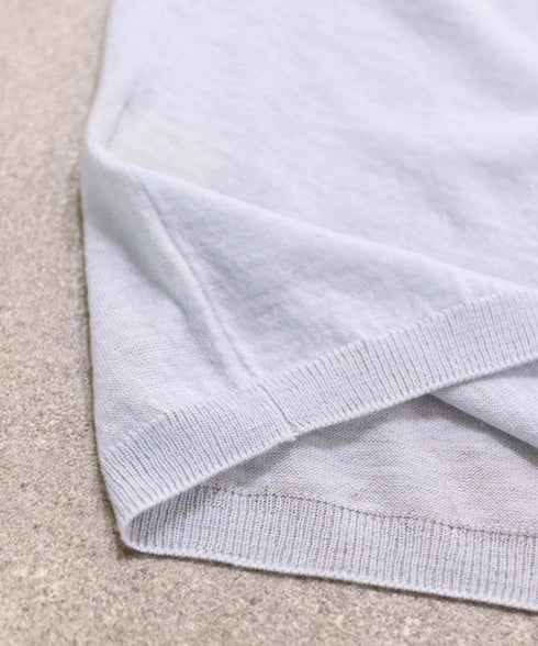 【10/23発売予定】16G sheer wool high neck knit