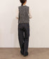 【予約】tweed knit fringe vest