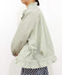 【予約】pleats sheer dolman blouson