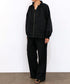 pleats sheer dolman blouson