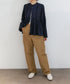 【SOI-MeME】code embroidery diamond tuck blouse