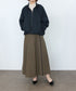 pleats twill blouson