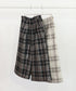 【SOI-MeME】check lame jacquard half pants