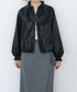 soft eco-leather blouson
