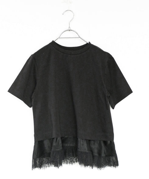 eyelash lace hem cut-sew