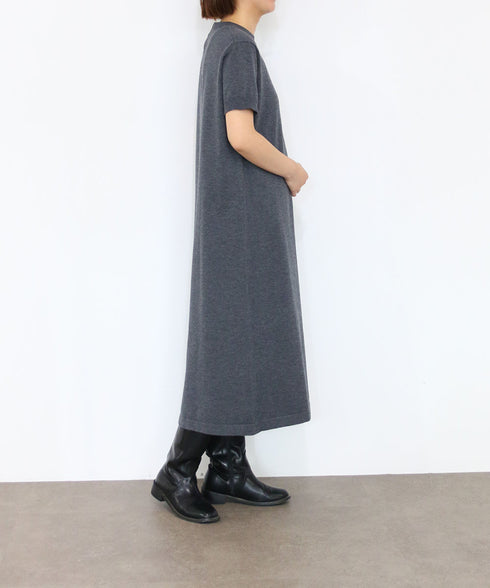 【先行予約1000ポイントプレゼント】14G wool 2way sleeve one-piece