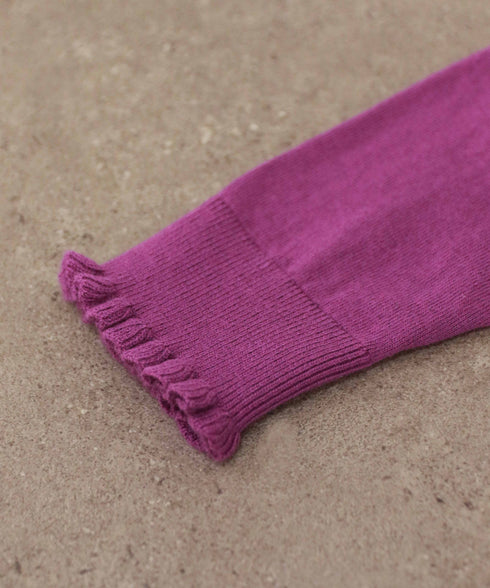 cotton cashmere bijou cardigan