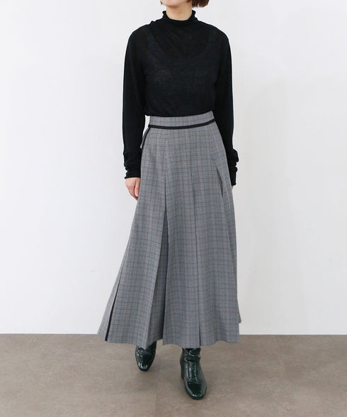 16g sheer wool high neck knit